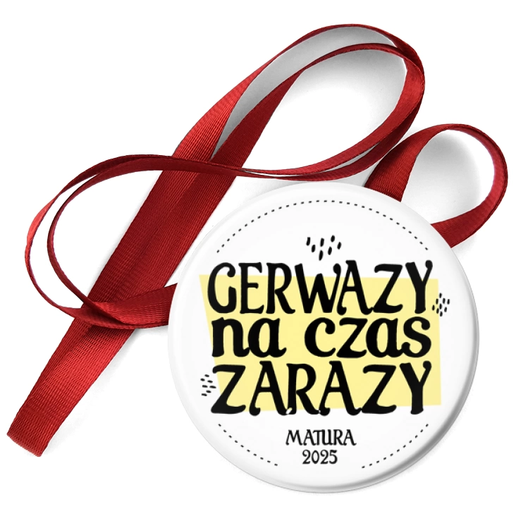 przypinka medal Gerwazy na czas zarazy