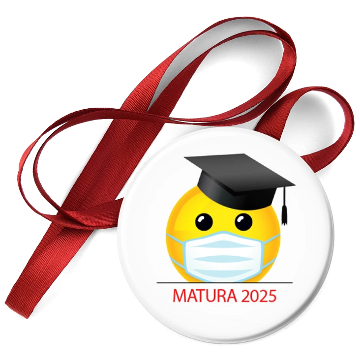 przypinka medal Matura w birecie w czasie pandemii