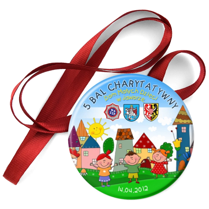 przypinka medal 5 Bal Charytatywny