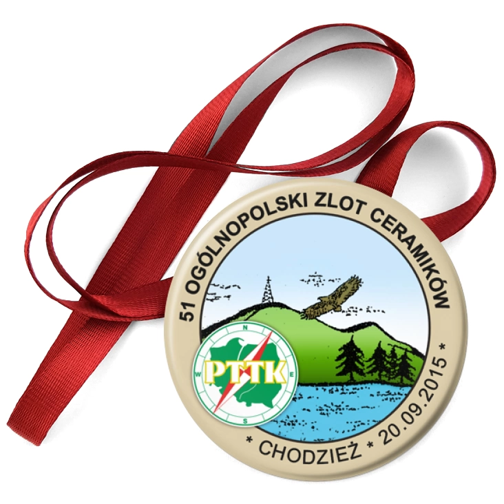 przypinka medal 51 Ogólnopolski Zlot Ceramików