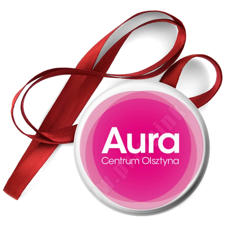 przypinka medal Aura Centrum Olsztyna