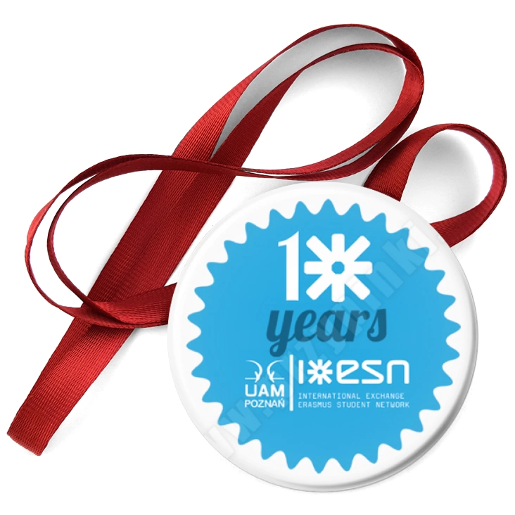 przypinka medal 10 lat ESN UAM