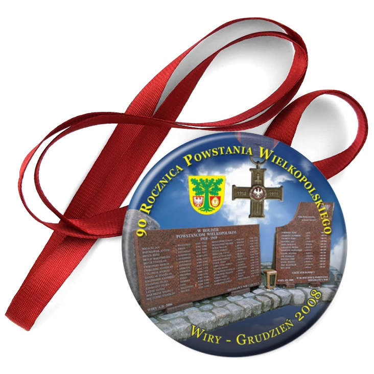 przypinka medal 90 rocznica Powstania Wielkopolskiego