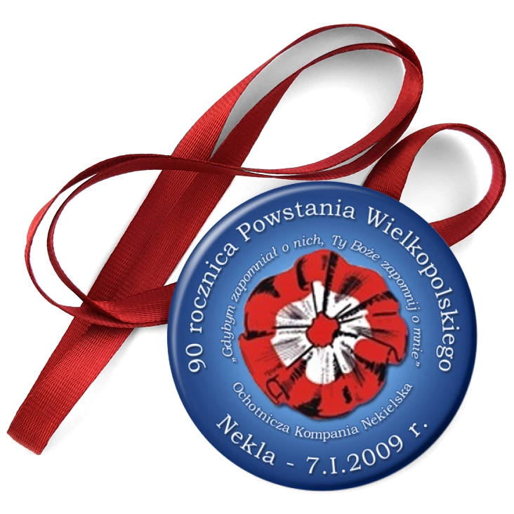 przypinka medal 90 rocznica Powstania Wielkopolskiego