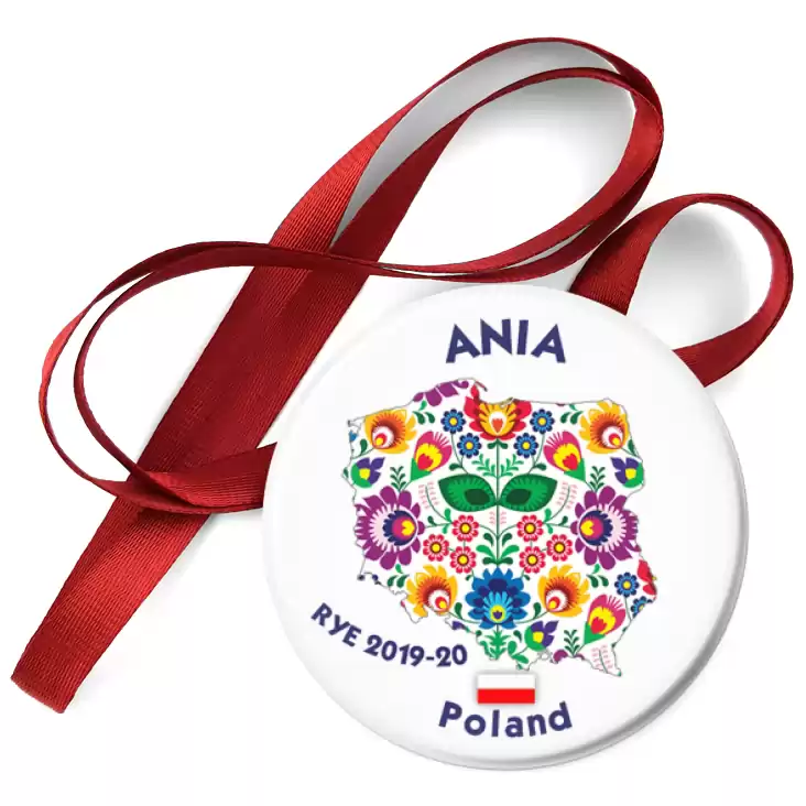 przypinka medal Ania