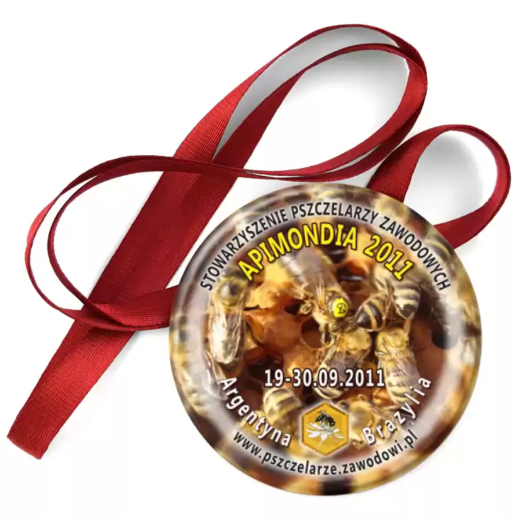 przypinka medal Apimondia 2011
