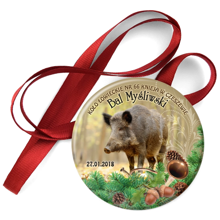 przypinka medal Bal Myśliwski 2018