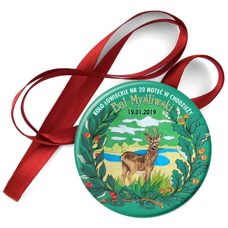 przypinka medal Bal Myśliwski 2019