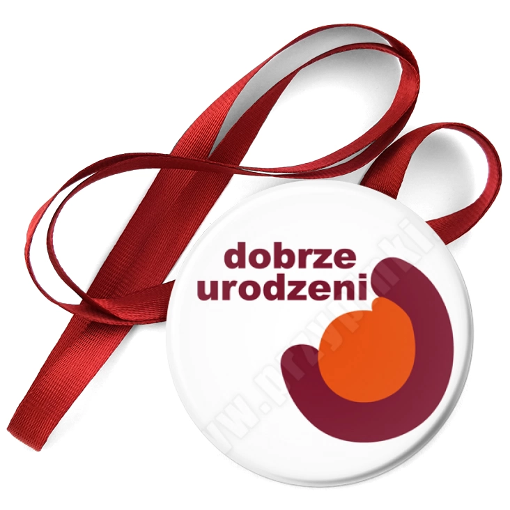 przypinka medal Dobrze urodzeni