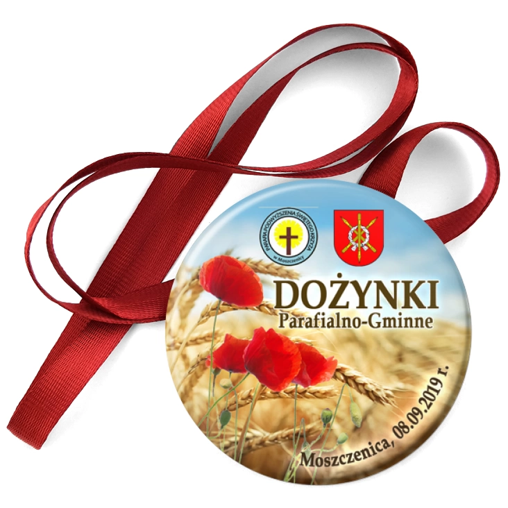 przypinka medal Dożynki Parafialno-Gminne