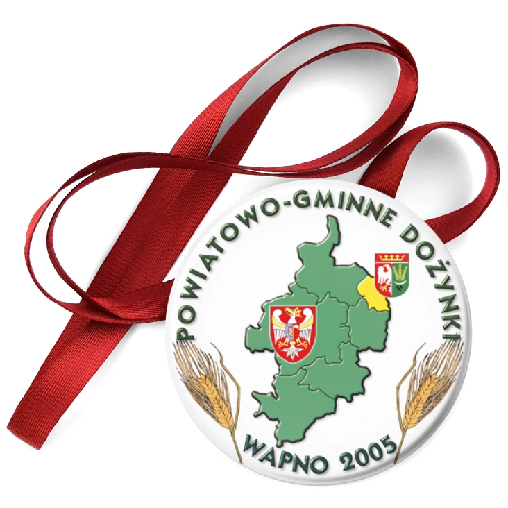 przypinka medal Dożynki Wapno 2005