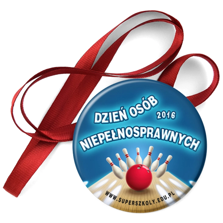 przypinka medal Dzień Osób Niepełnosprawnych 2016