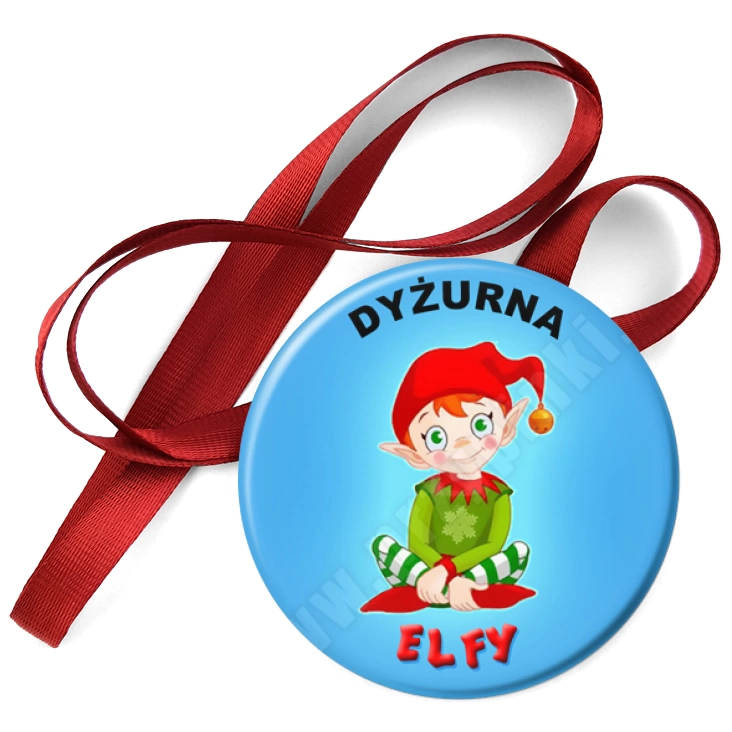 przypinka medal Elfy - dyżurny przedszkola