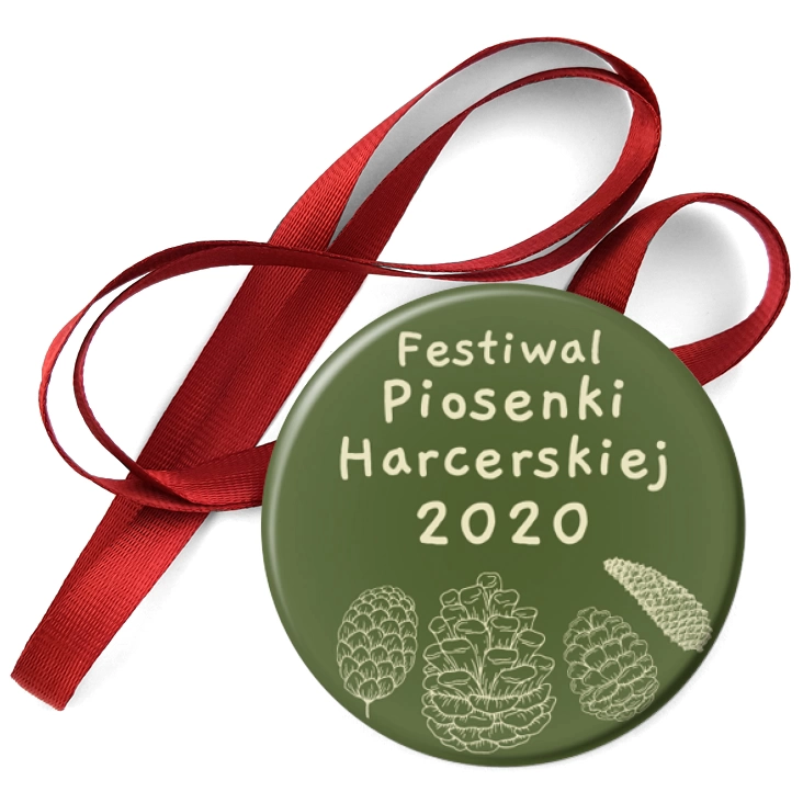 przypinka medal Festiwal Piosenki Harcerskiej 2020