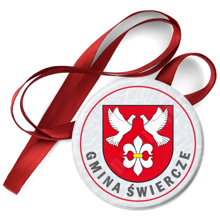 przypinka medal Gmina Świercze