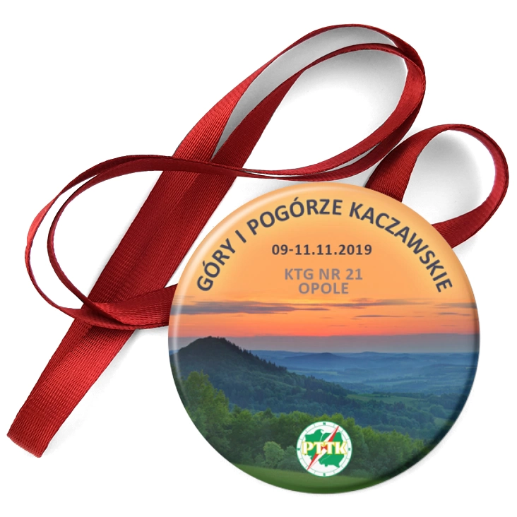przypinka medal Góry i Pogórze Kaczawskie