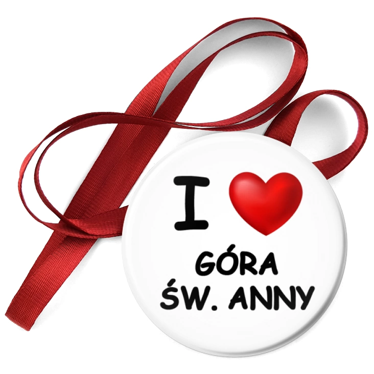 przypinka medal I love Góra św. Anny