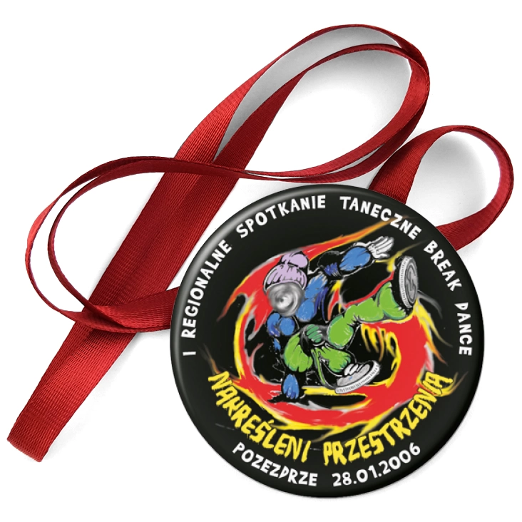 przypinka medal I Regionalne Spotkanie Break Dance