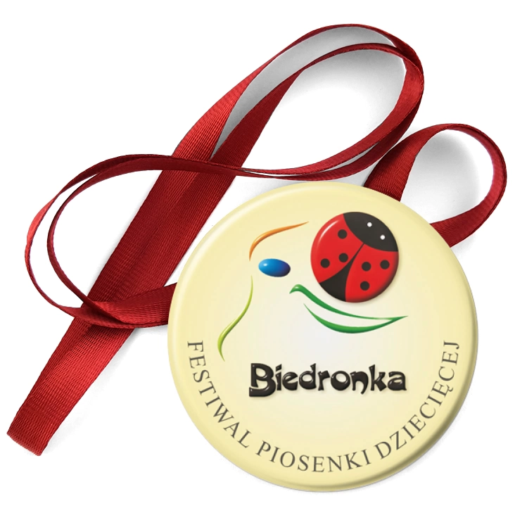 przypinka medal III Festiwal Piosenki Dziecięcej Biedronka