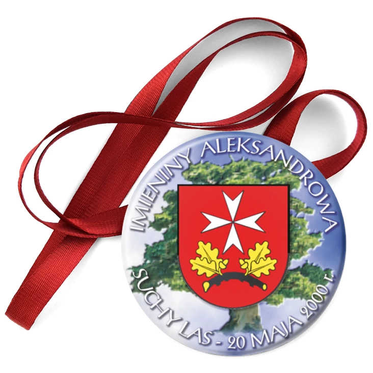 przypinka medal Imieniny Aleksandrowa 2000