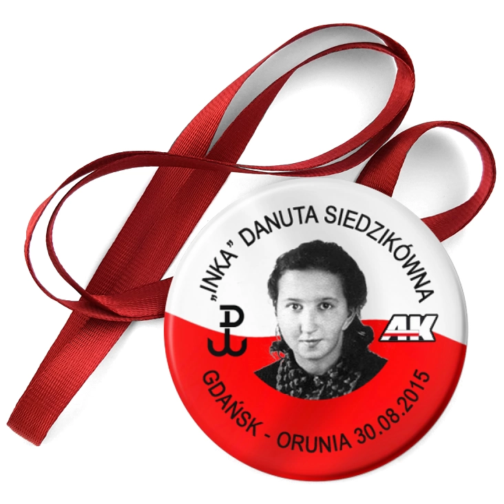 przypinka medal INKA