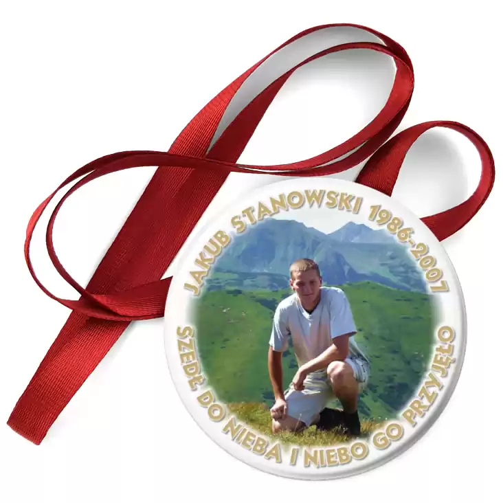 przypinka medal Jakub Stanowski 1986-2007
