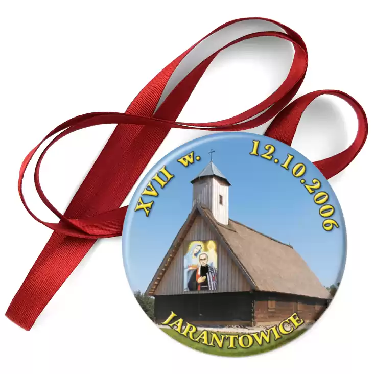 przypinka medal Jarantowice Kościół