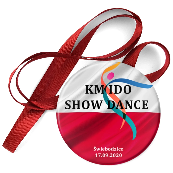 przypinka medal KM IDO Show Dance