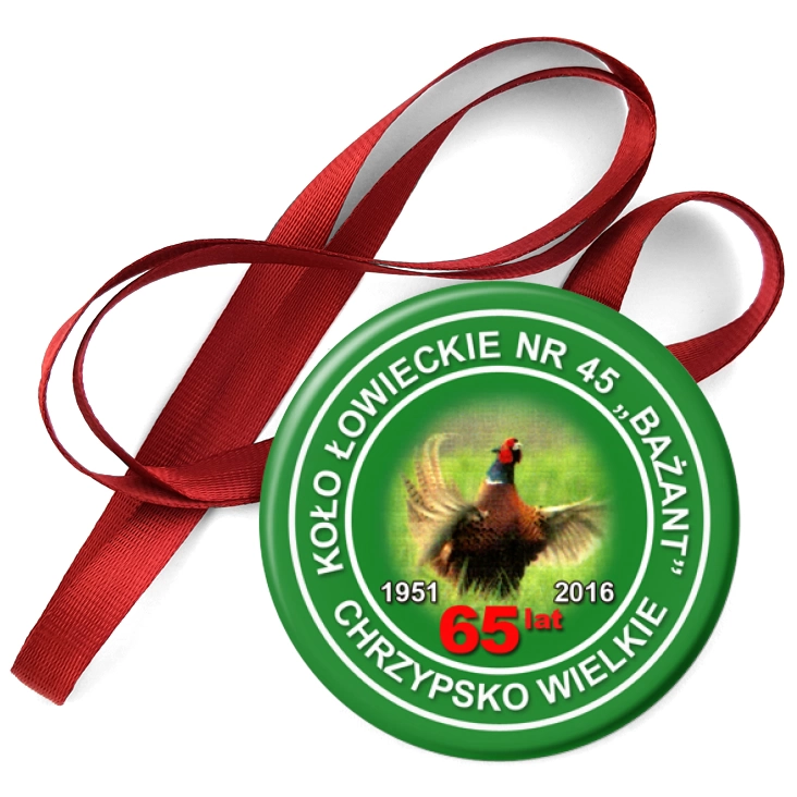 przypinka medal Koło Łowieckie Bażant