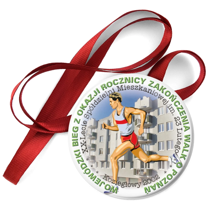 przypinka medal Koziegłowy 2002