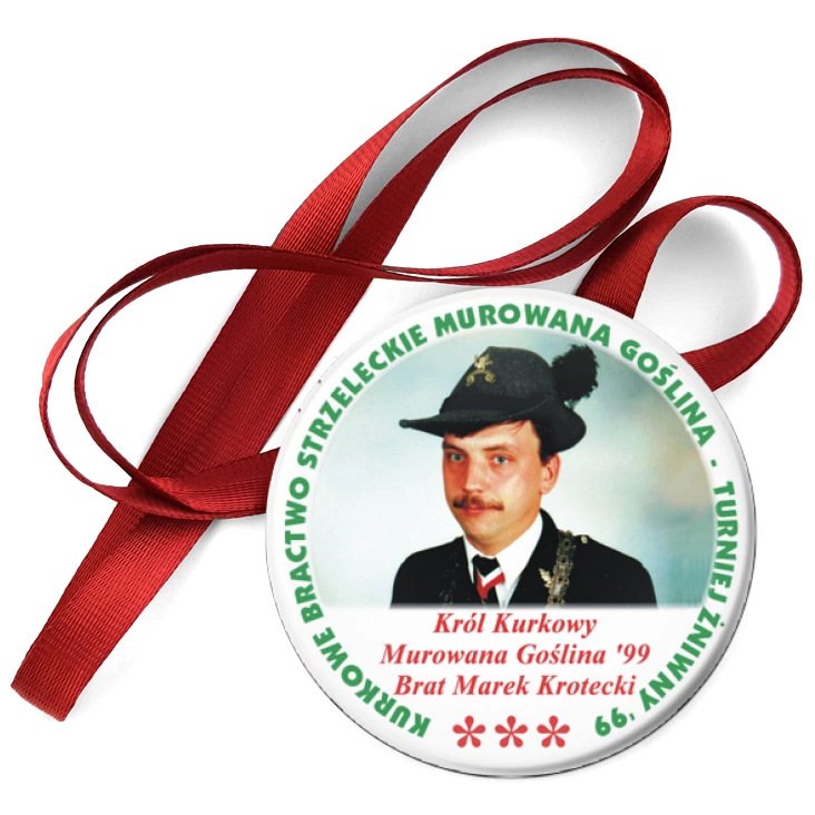 przypinka medal Kurkowe Bractwo Strzeleckie Murowana Goślina - Turniej Żniwny