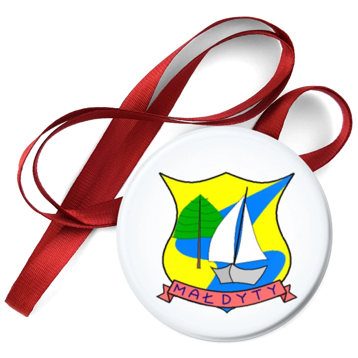 przypinka medal Małdyty