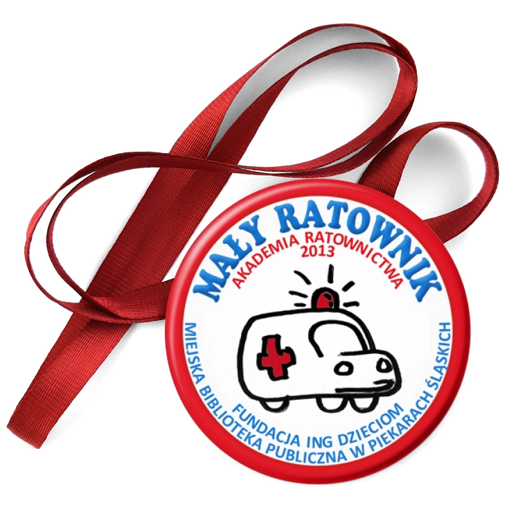 przypinka medal Mały Ratownik