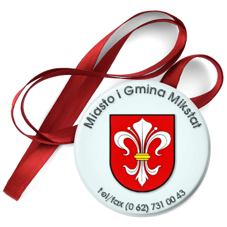 przypinka medal Miasto i Gmina Mikstat