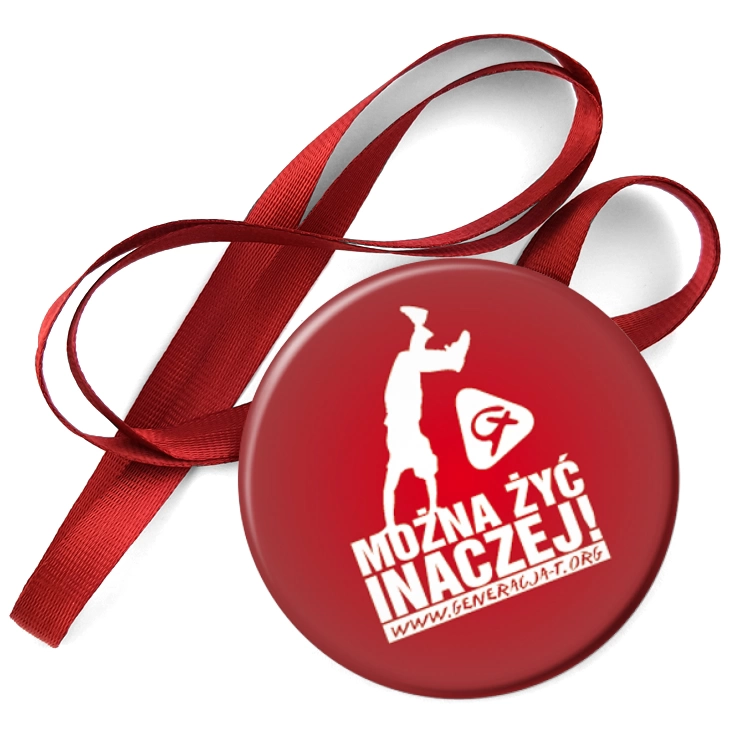 przypinka medal Można żyć inaczej A