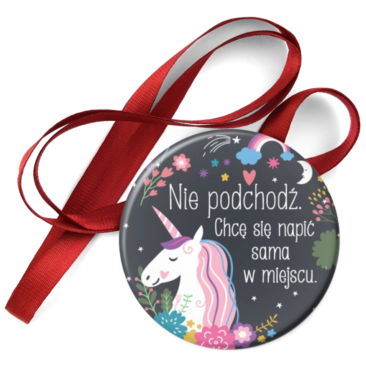 przypinka medal Nie podchodź