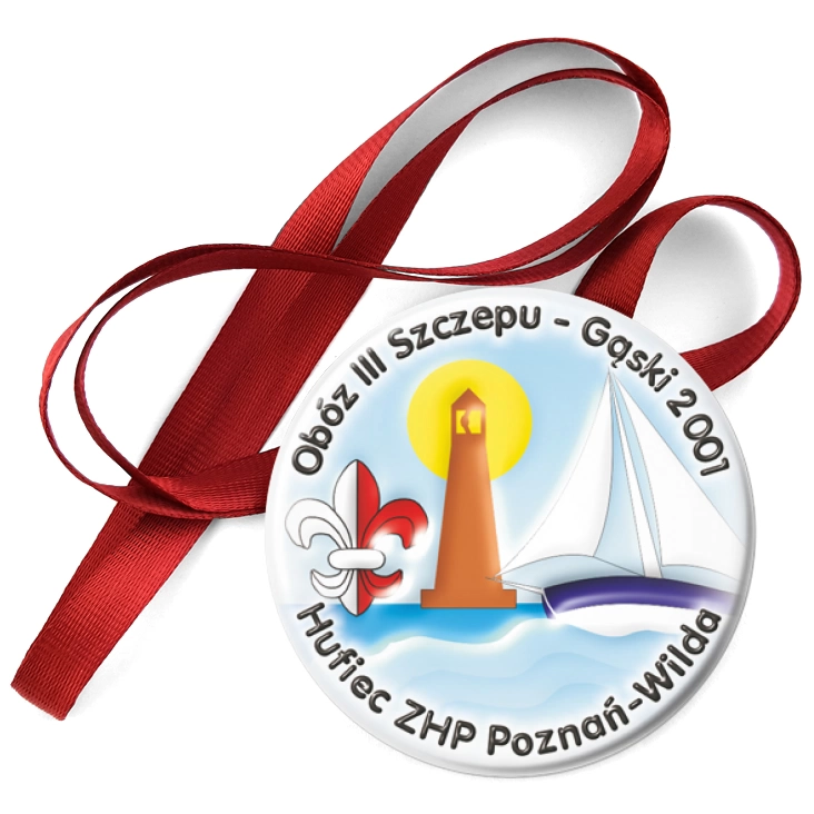 przypinka medal Obóz III Szczepu - Gąski