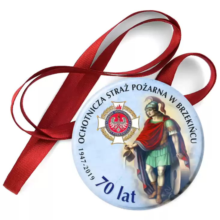 przypinka medal Ochotnicza Straż Pożarna w Brzekińcu