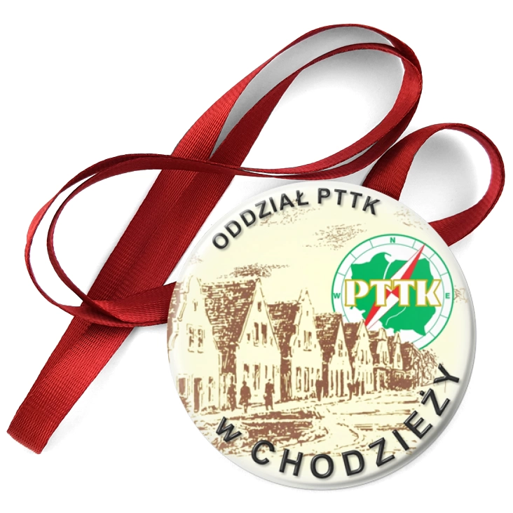 przypinka medal Oddział PTTK w Chodzieży