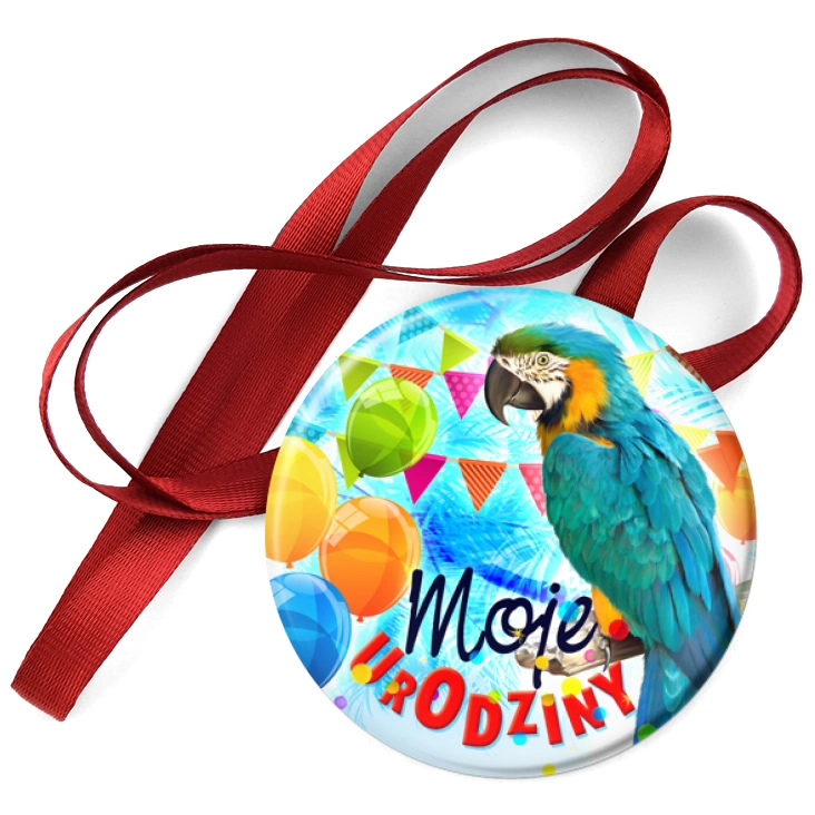 przypinka medal Papugarnia Carmen - Moje urodziny
