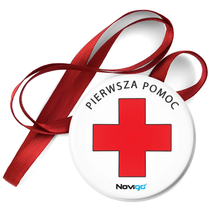 przypinka medal Pierwsza Pomoc