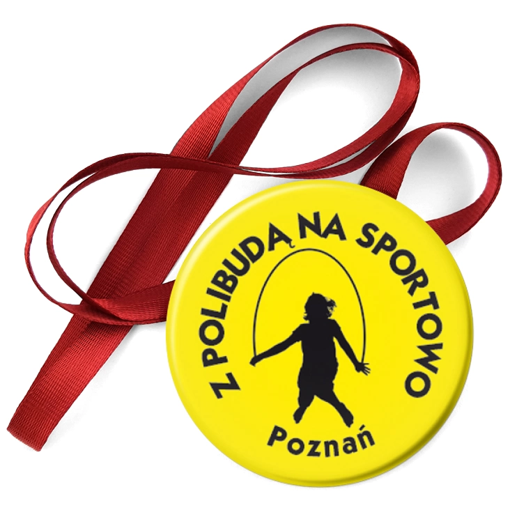 przypinka medal Politechnika Poznańska - Skakanka