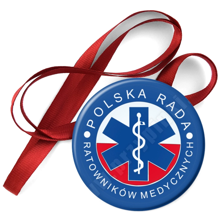 przypinka medal Polska Rada Ratowników Medycznych