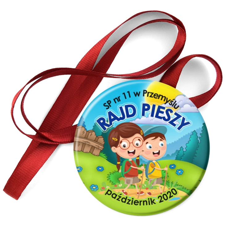 przypinka medal Rajd pieszy SP nr 11 w Przemyślu