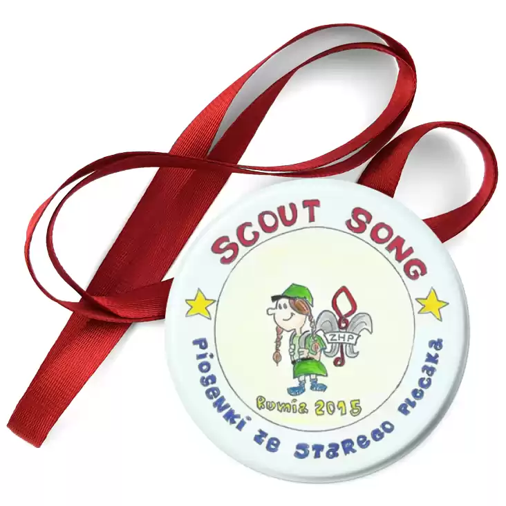 przypinka medal Scout song