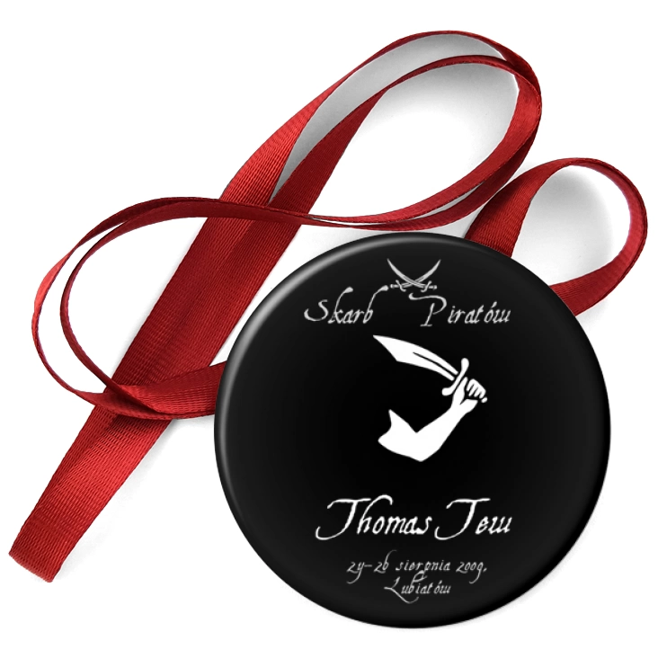 przypinka medal Skarb Piratów B