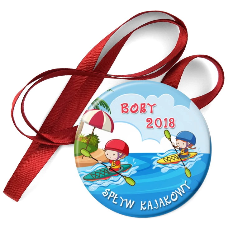 przypinka medal Spływ kajakowy