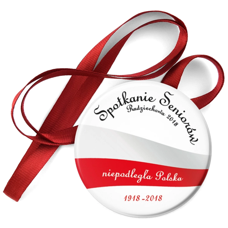 przypinka medal Spotkanie seniorów