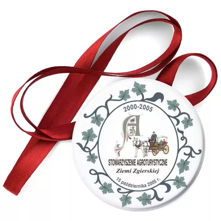 przypinka medal Stowarzyszenie Agroturystyczne Ziemi Zgierskiej