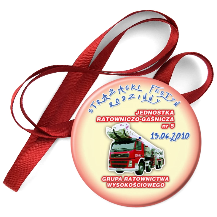 przypinka medal Strażacki Festyn Rodzinny 2010
